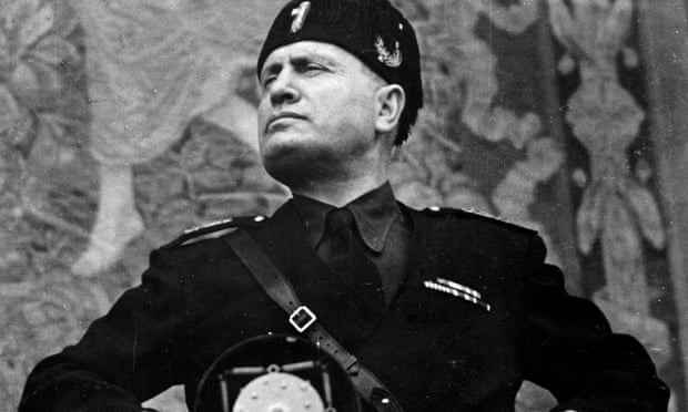 Faschistenführer Benito Mussolini, um 1940 