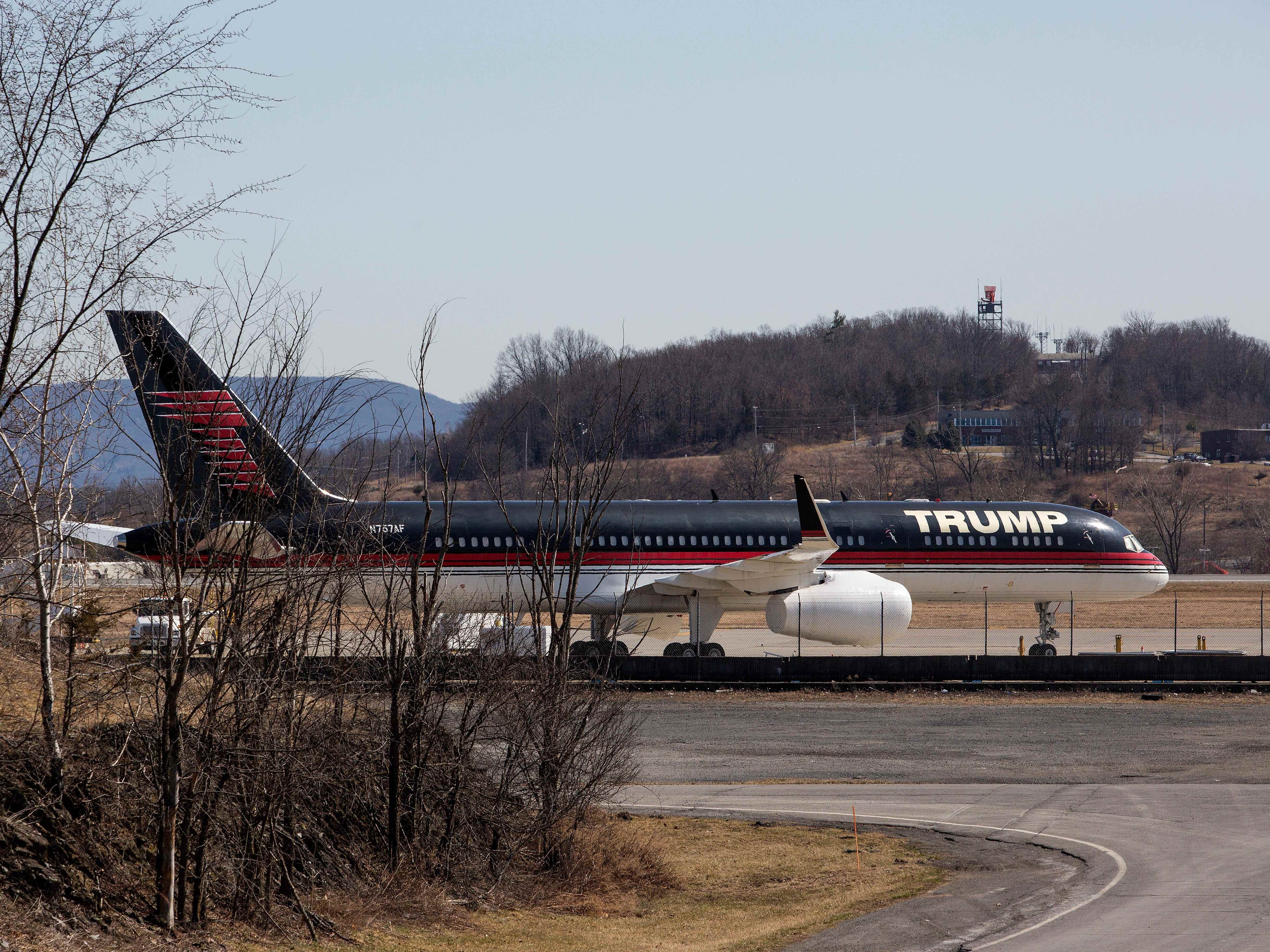 Trumps persönliches 757-Flugzeug.