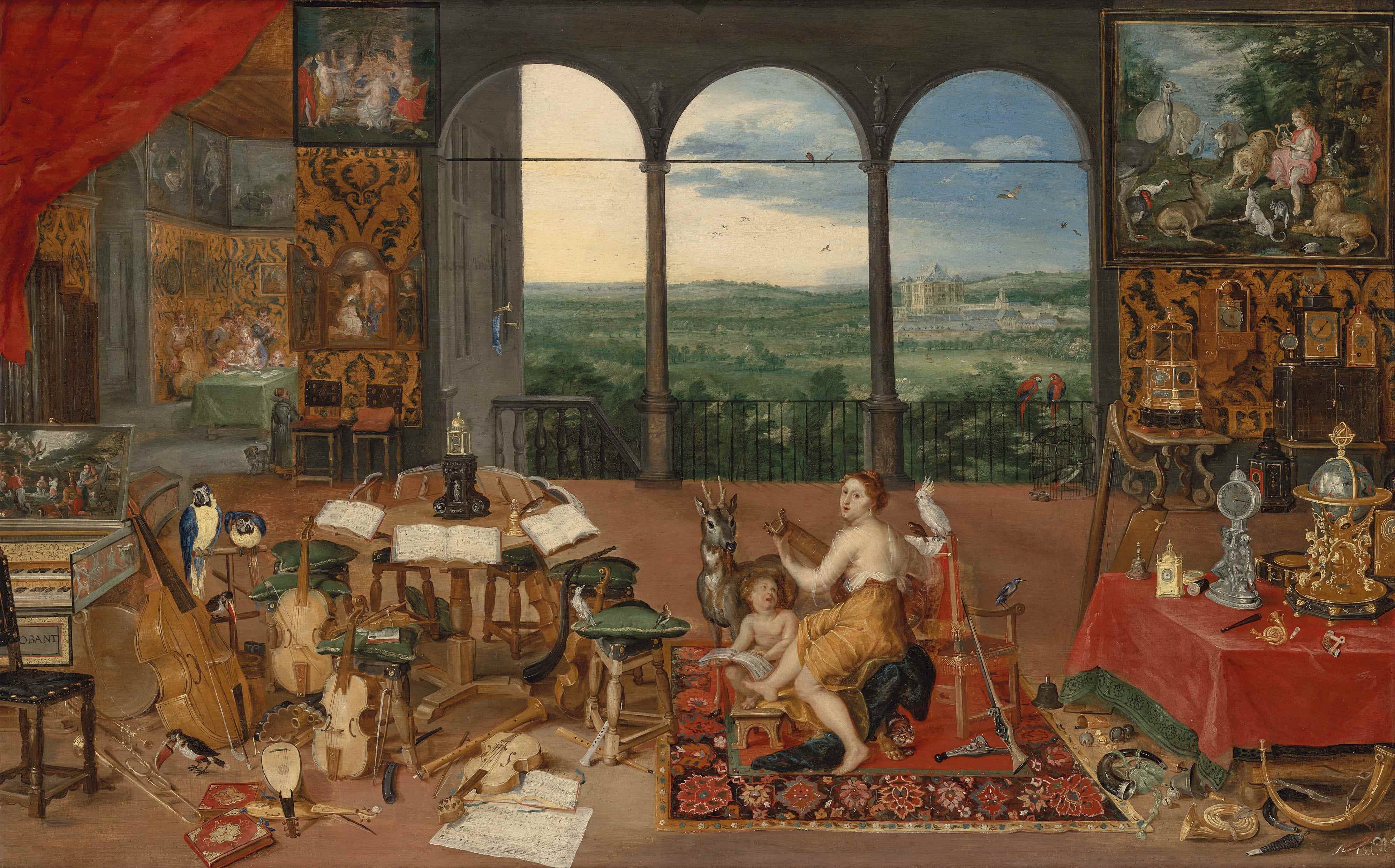 Jan Brueghel der Jüngere, „Die fünf Sinne, das Hören“