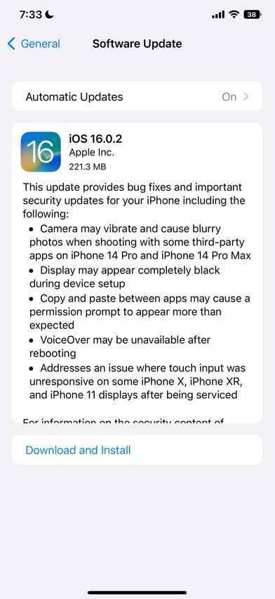 Apple veröffentlicht iOS 16.0.2, um einen Fehler zu beheben, der dazu führte, dass iPhone 14-Kameras während der Aufnahme von Videos wackelten und knirschten