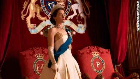 Claire Foy als Queen Elizabeth in „The Crown“.