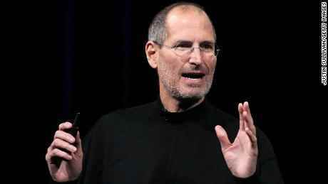 Der verstorbene CEO von Apple Steve Jobs im Jahr 2010.
