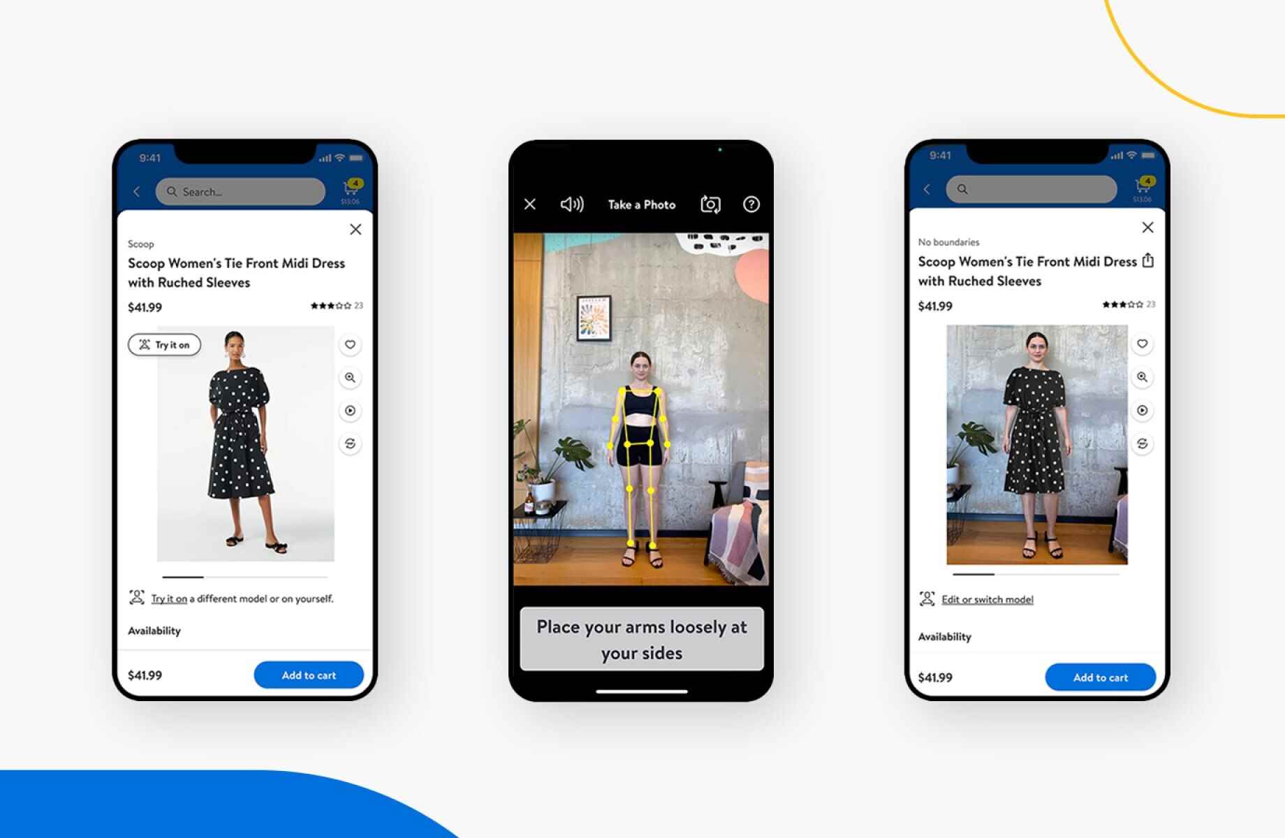Mit Walmart können Sie jetzt Kleidung an einem virtuellen Modell von Ihnen anprobieren, indem Sie nur Ihr iPhone verwenden