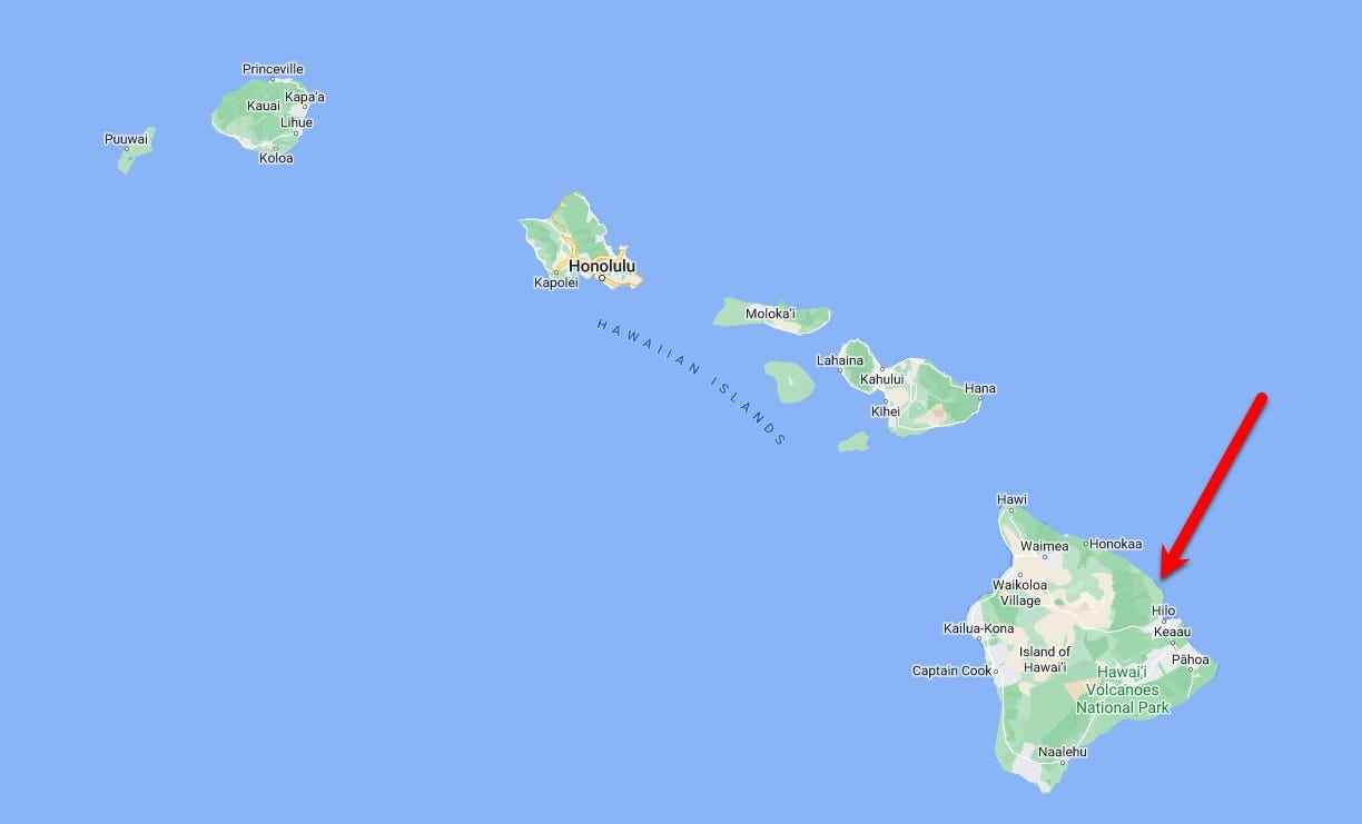 Hawaii-Karte