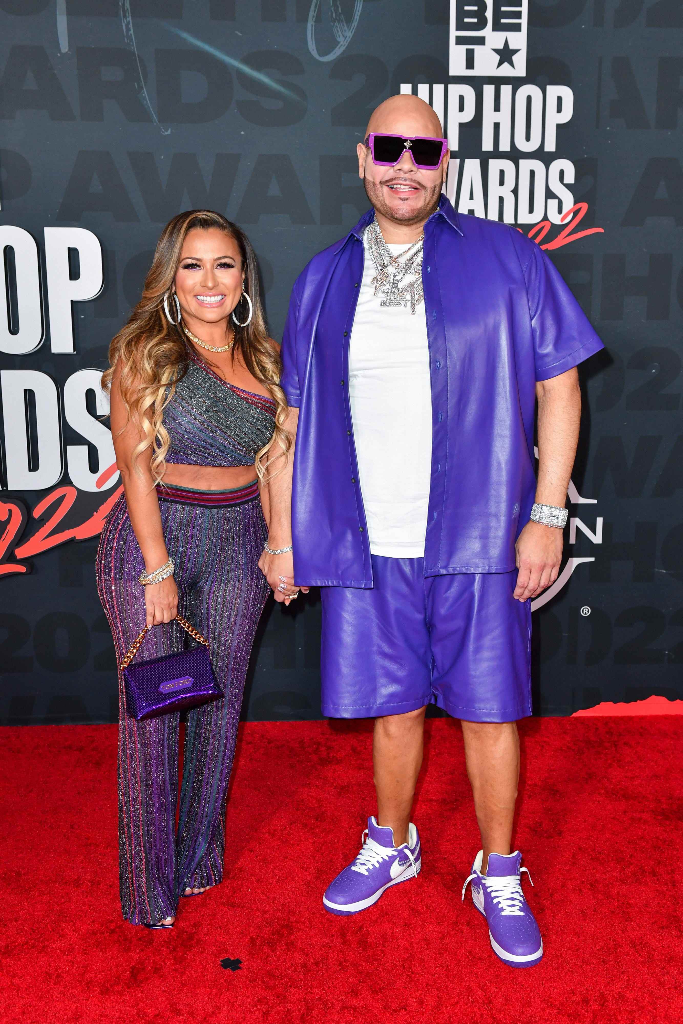 Lorena Cartagena und Fat Joe nehmen an den BET Hip Hop Awards 2022 teil.