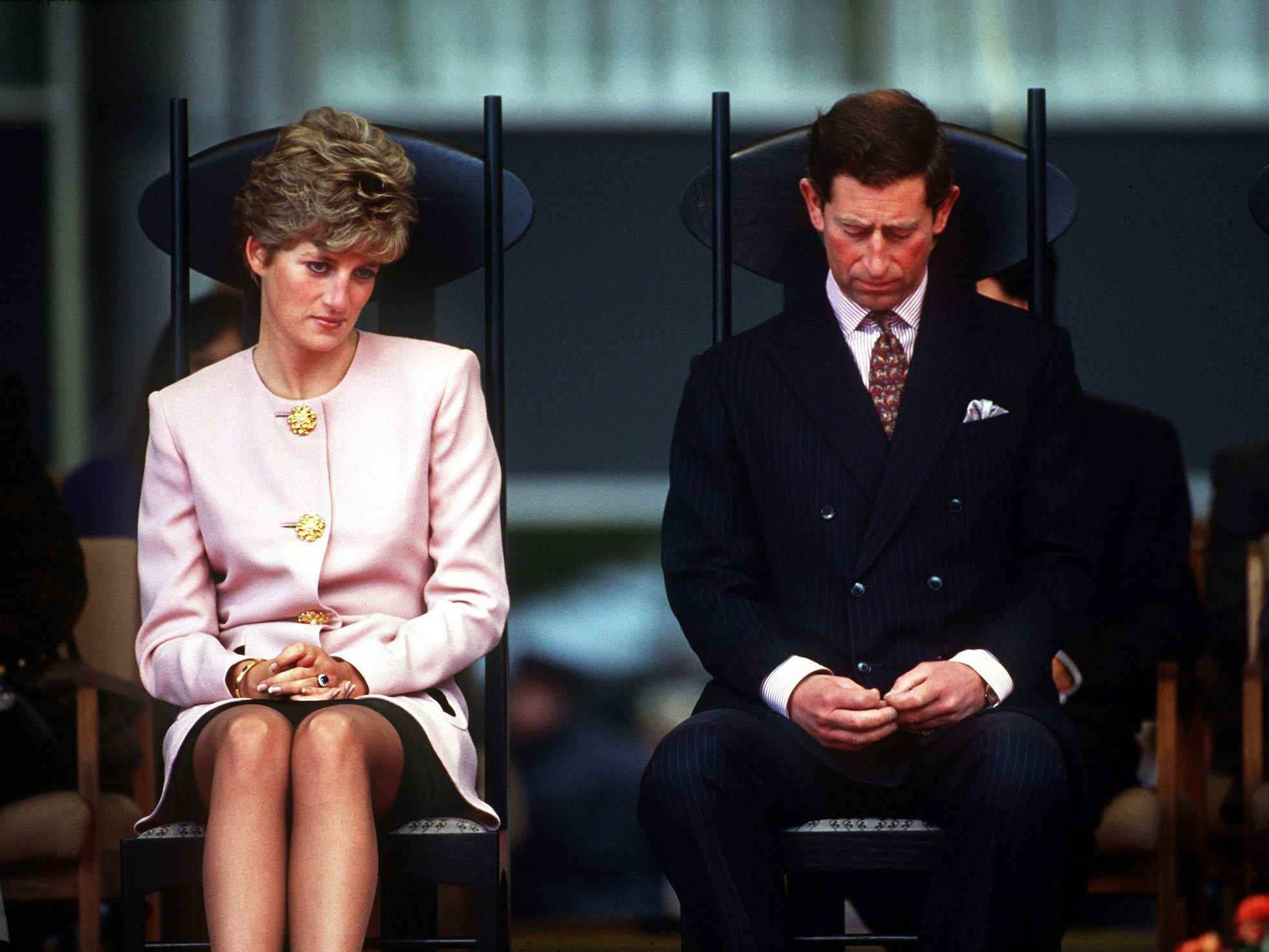 Prinzessin Diana und Prinz Charles in Toronto, Kanada, 1991.