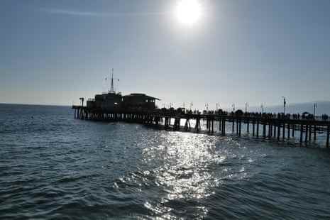 Reflexion – Santa Monica Pier bei Sonnenuntergang