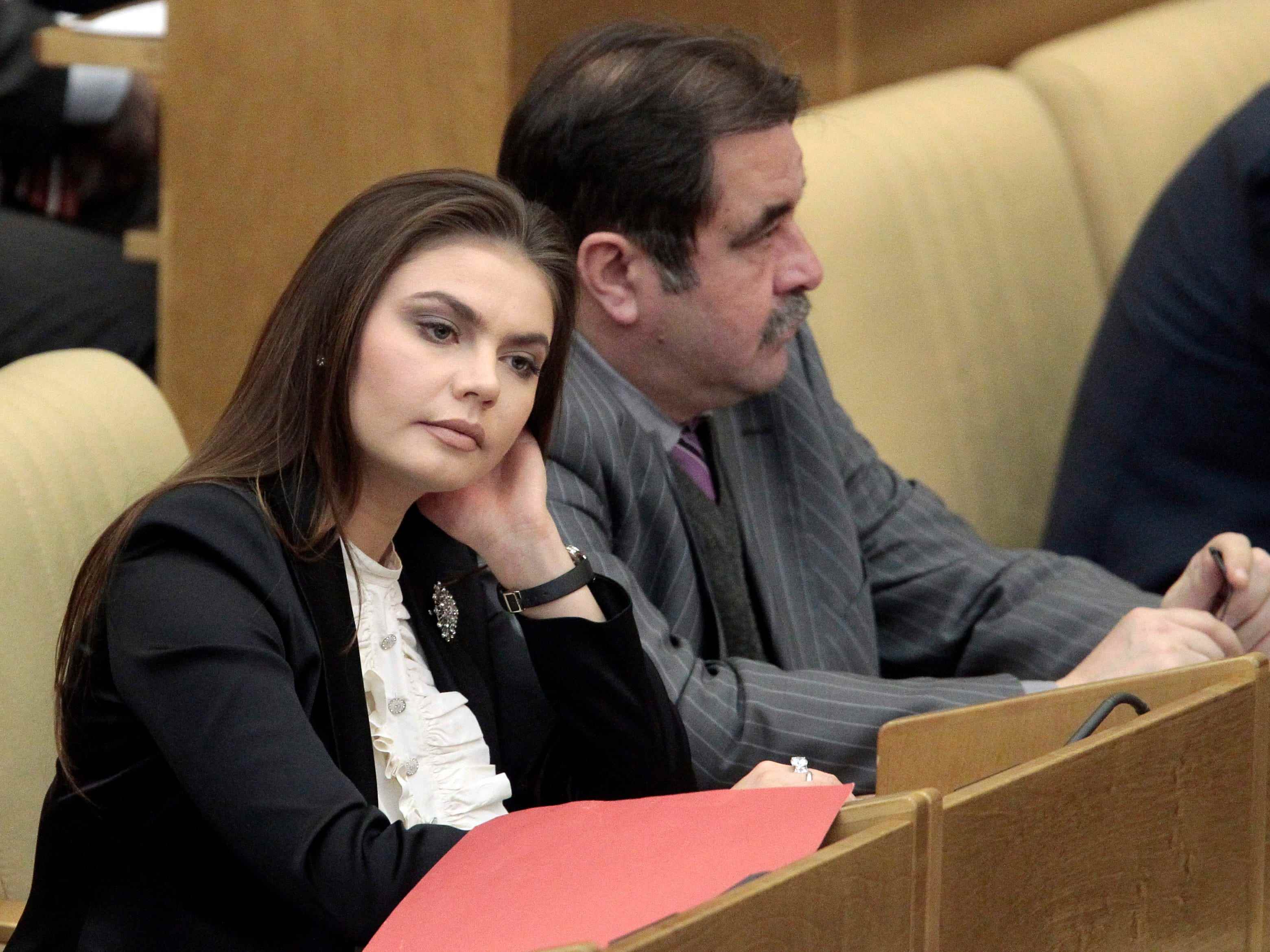 Alina Kabaeva im Parlament.