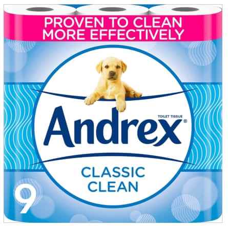 Andrex Classic Clean neun Rollen