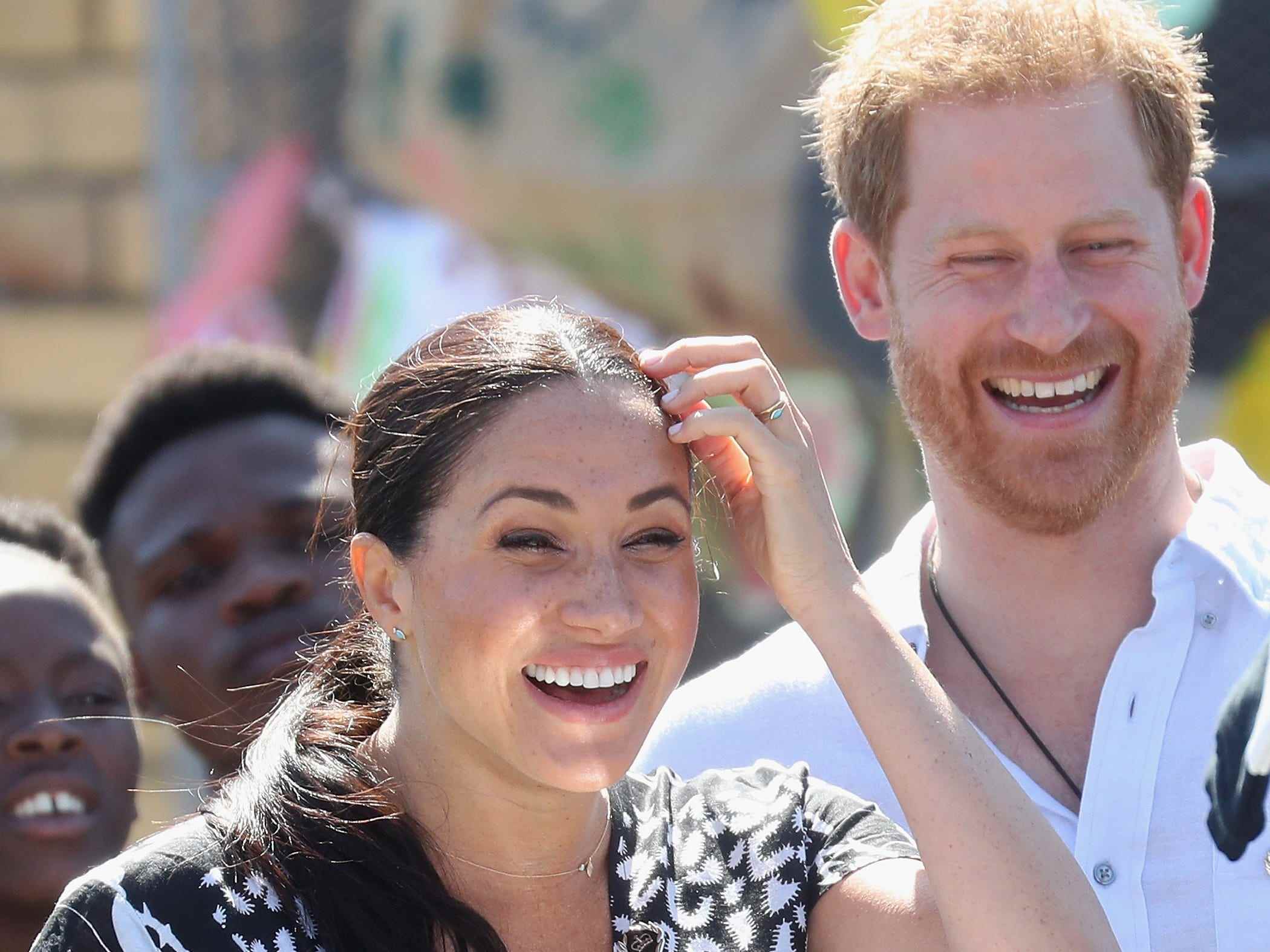 Meghan Markle und Prinz Harry 2019 in Südafrika.