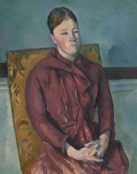 Madame Cezanne in einem gelben Stuhl, 1888-90.