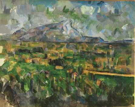 Mont Sainte-Victoire 1902-6.  Philadelphia Kunstmuseum