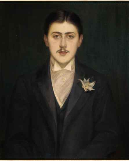 Porträt von Marcel Proust von Blanche Jacques Emile (1861-1942).