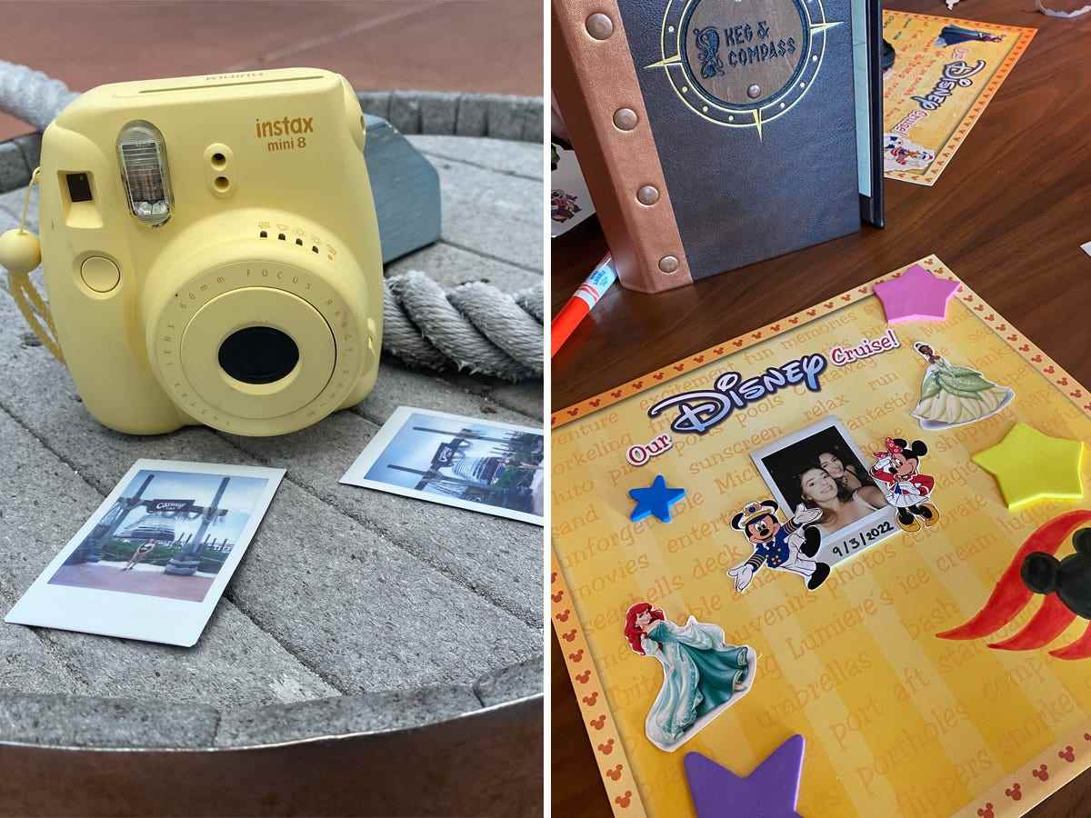 Die Sofortbildkamera, die Amanda Krause in ihrem Disney-Cruise-Urlaub dabei hatte.