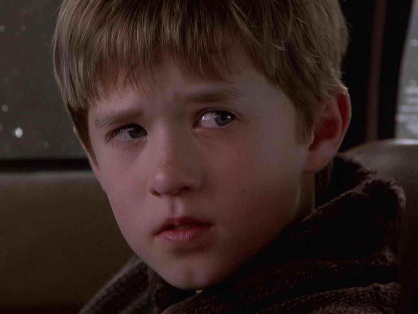 Eine junge Haley Joel Osment in „The Sixth Sense“.