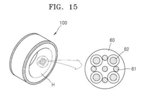 Das winzige, aber ausgeklügelte Sensorsystem des Rings, wie in den Patentanmeldungen dargestellt.  - Samsung hat mit der Arbeit an einem Gesundheits-Tracking-Ring begonnen