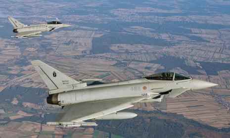 Eurofighter-Jets nehmen diesen Monat an einer NATO-Luftschildübung in der Nähe eines polnischen Luftwaffenstützpunkts teil