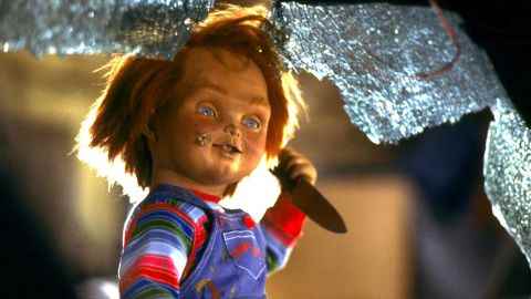 Chucky, eines der gruseligsten Spielzeuge des Films, in den 1988er Jahren 