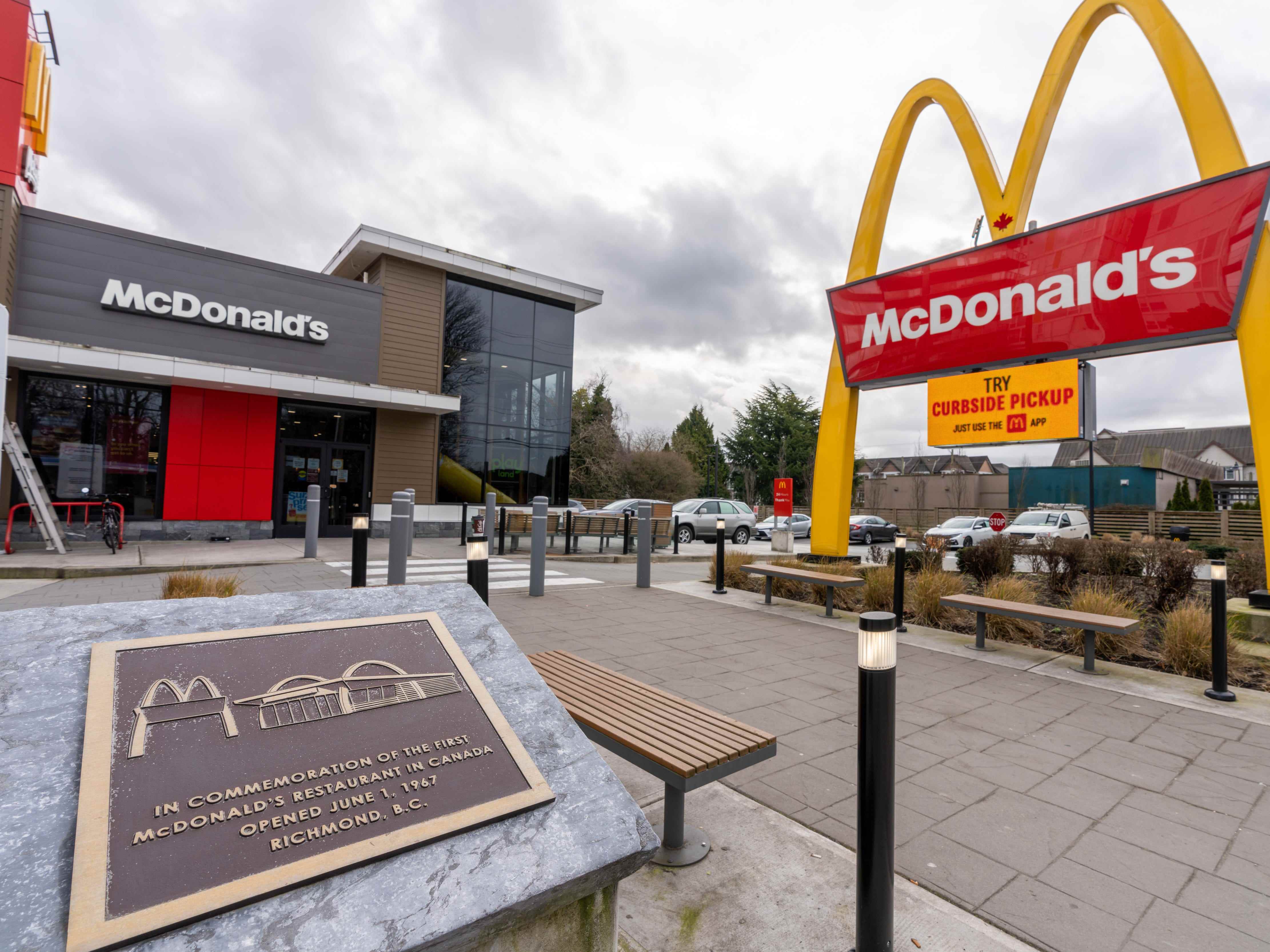 McDonald's in Richmond, BC, Kanada.