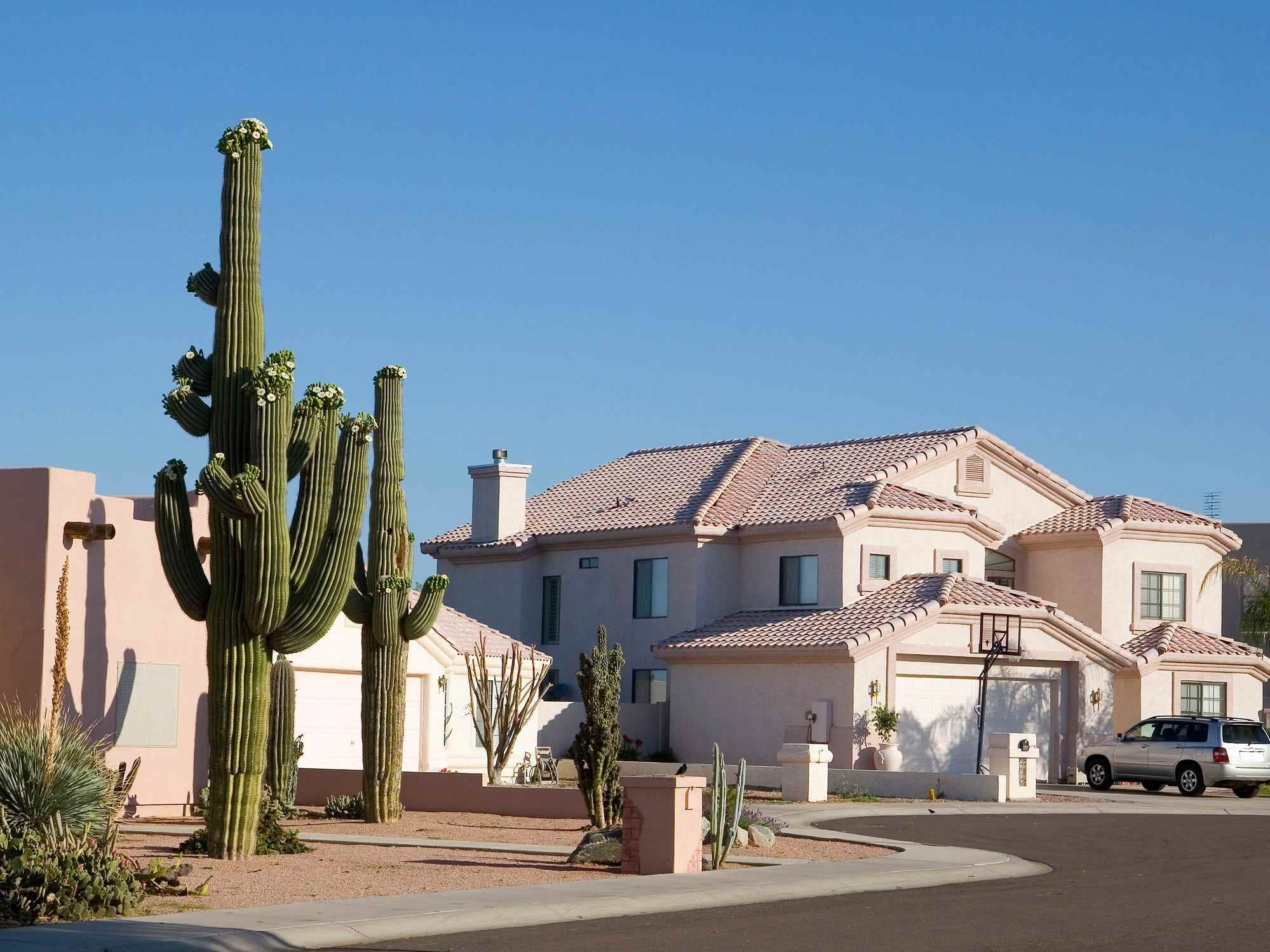 Ein Haus in Phoenix, Arizona.