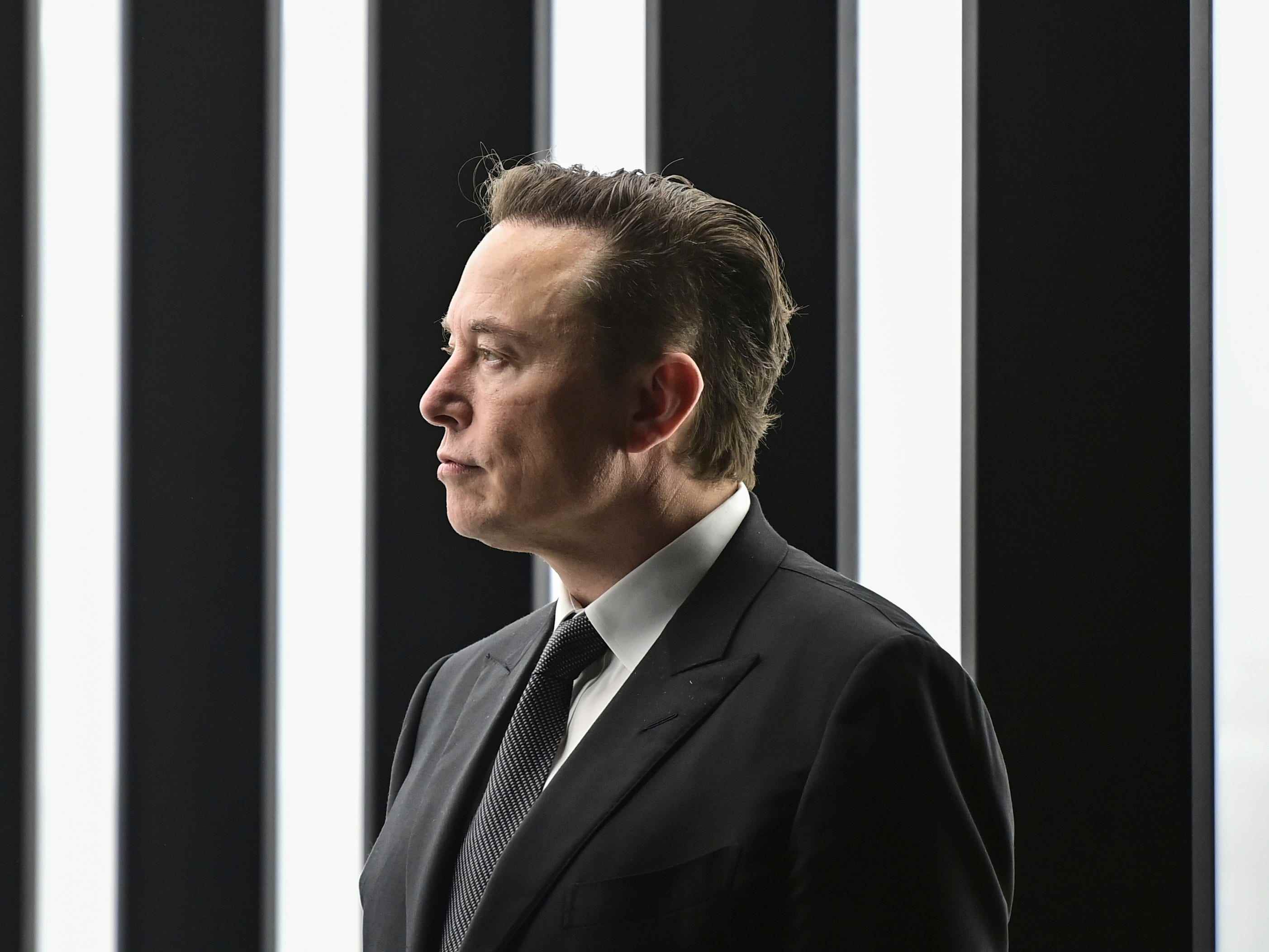 Elon Musk, CEO von Tesla, besucht die Eröffnung der Tesla-Fabrik Berlin Brandenburg in Grünheide, Deutschland