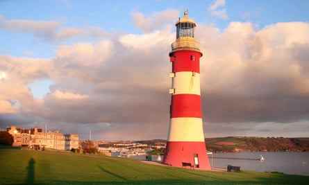 Smeatons Tower in Plymouth Hoe.