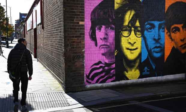 Beatles-Wandbild