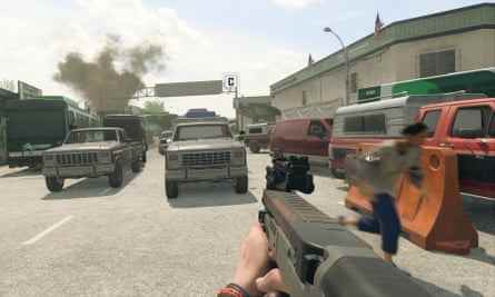Unten auf den Straßen … Call of Duty: Modern Warfare II schwelgt darin, zivile Schauplätze als Kampfkulisse zu nutzen