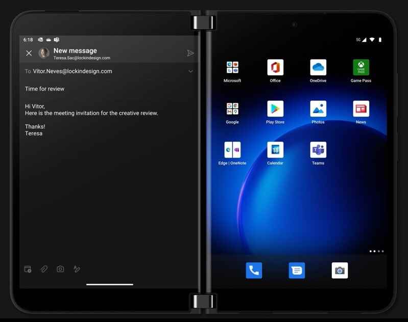 Android 12L ist noch Wochen von der Veröffentlichung für das Surface Duo 1 &  2 - In wenigen Wochen könnten beide Surface Duo-Modelle Android 12L mit einem Windows 11-basierten Skin erhalten