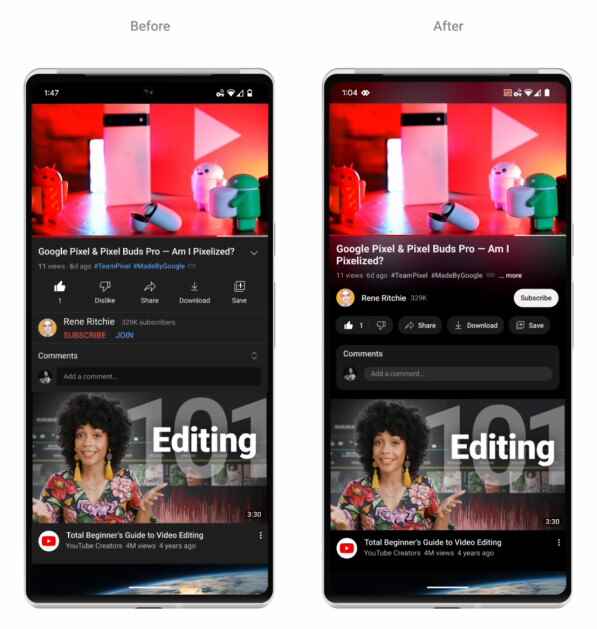 YouTube kündigt bald Designänderungen und neue Funktionen an