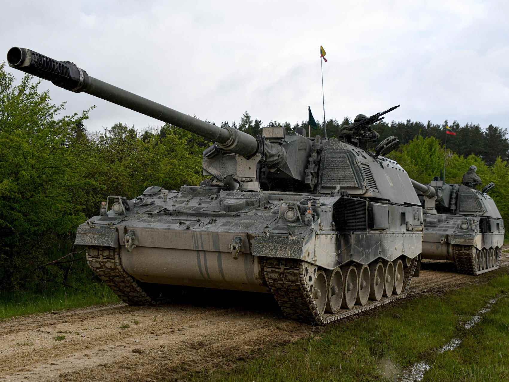 Litauische Armee Panzerhaubitze 2000 Panzerhaubitze Artillerie