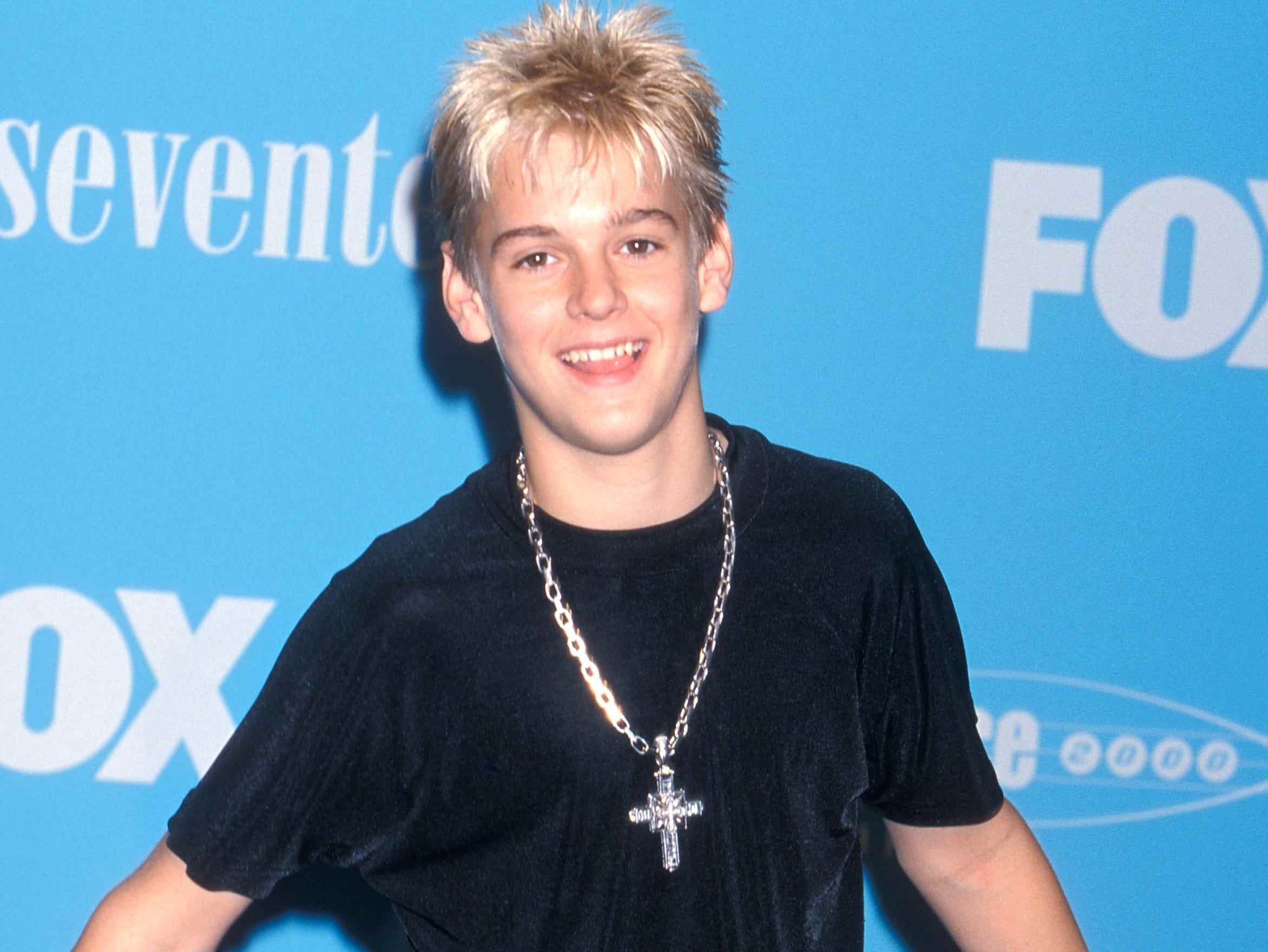 Aaron Carter nimmt im August 2000 an den zweiten jährlichen Teen Choice Awards teil.
