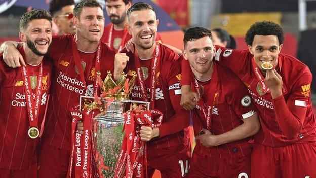 Liverpool hat 2020 zum ersten Mal seit 30 Jahren den Meistertitel gewonnen