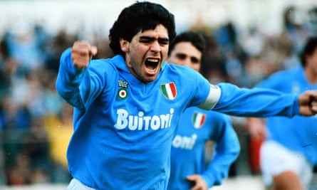 Diego Maradona war 1987/88 Torschützenkönig der Serie A