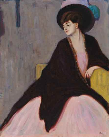 Porträt von Marianne Werefkin von Erma Bossi, 1910.