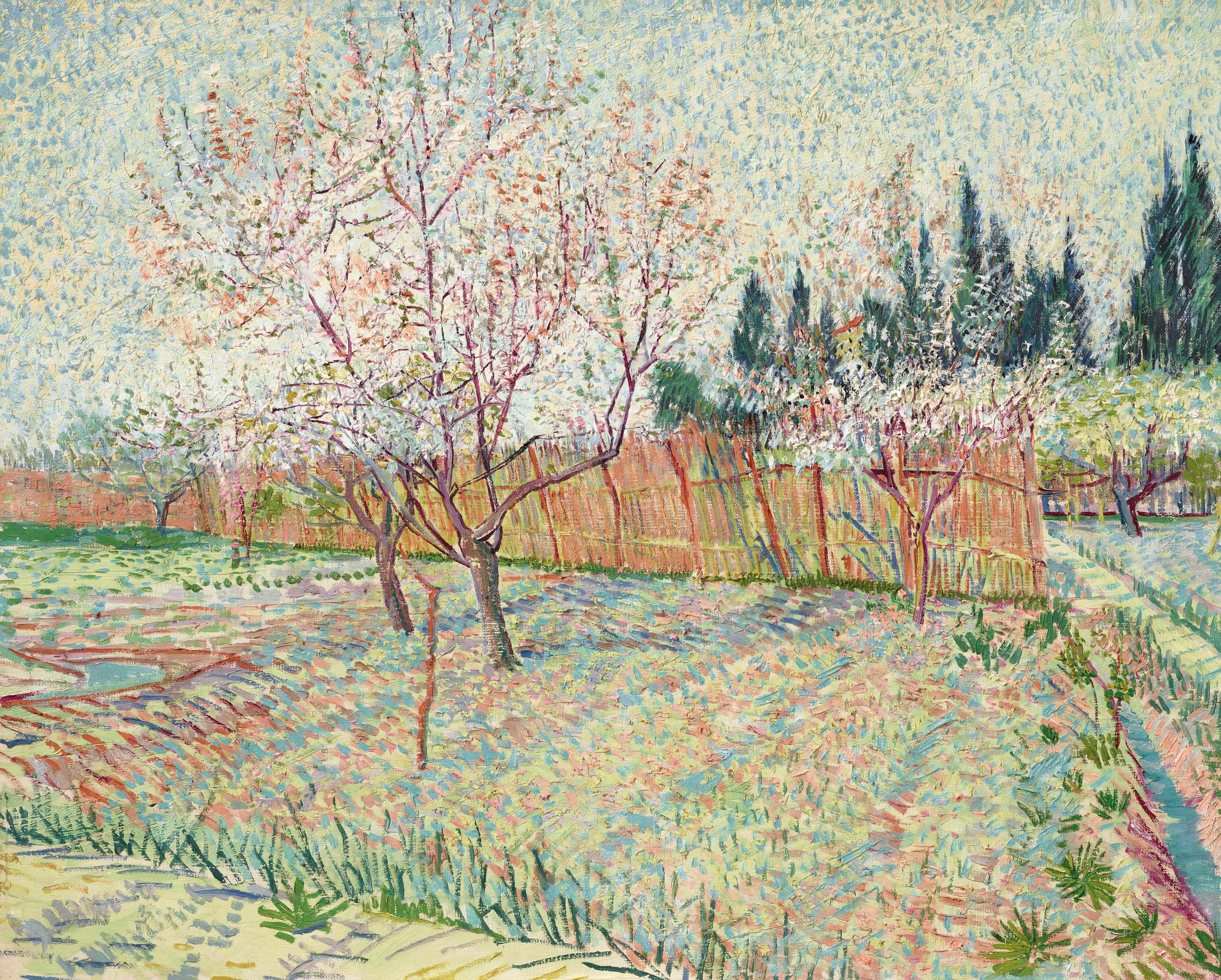 Vincent van Gogh, „Verger avec cyprès“