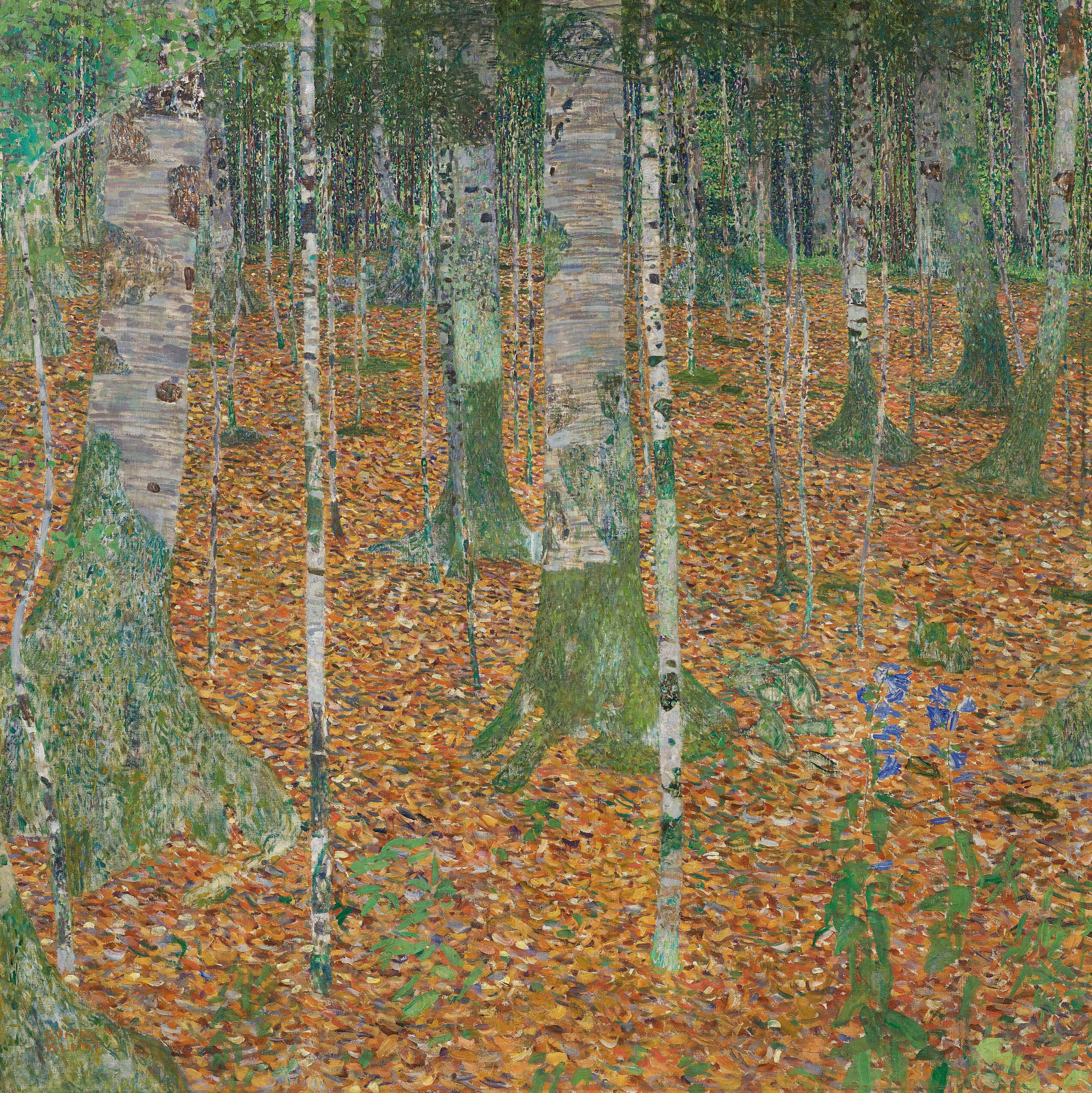 Gustav Klimt, „Birkenwald“