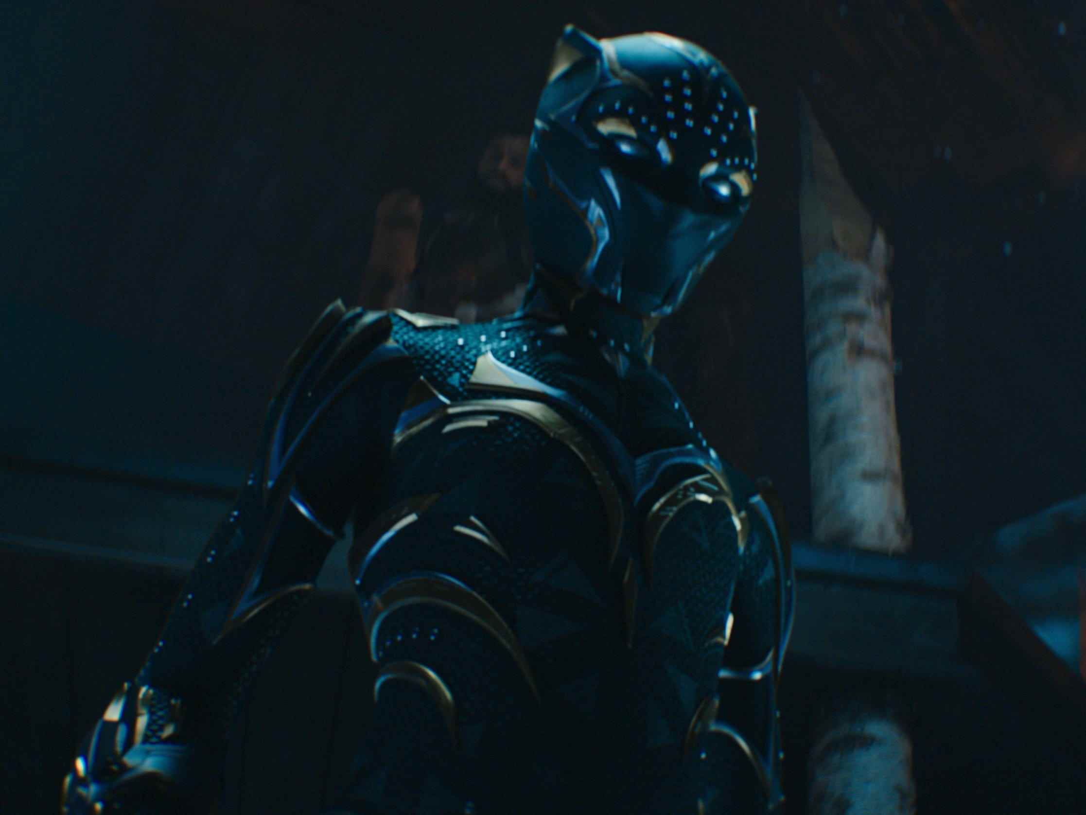 Shuri als Black Panther in „Black Panther: Wakanda Forever“.