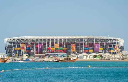 Ein Blick auf das 974-Stadion in Doha.
