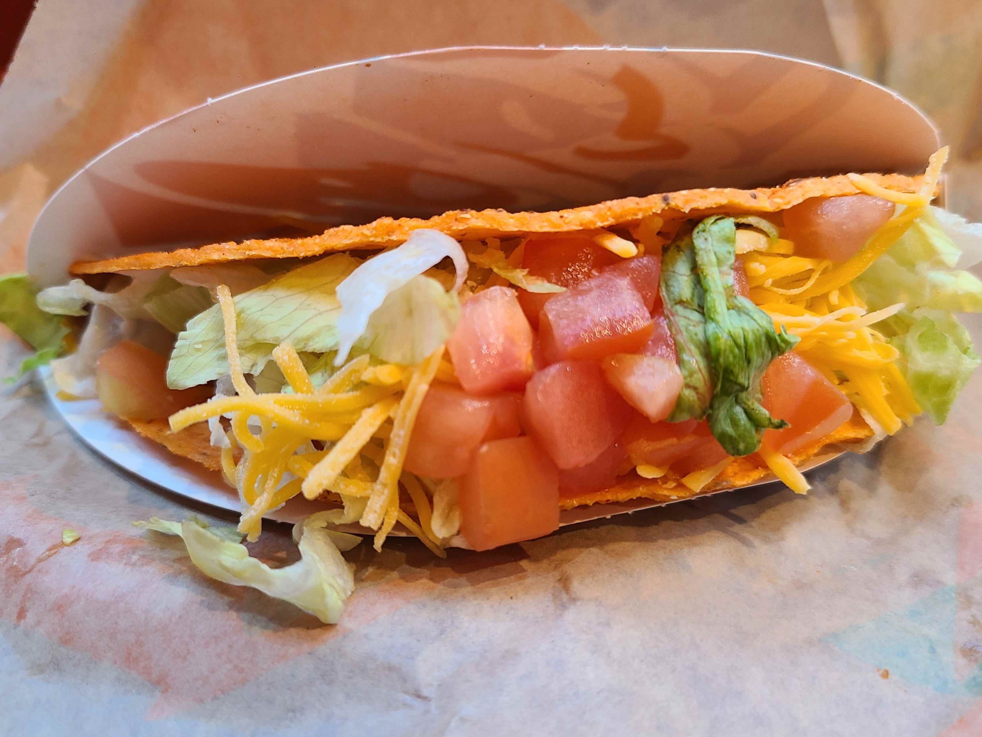 Nacho-Käse Doritos Locos Tacos Supreme von Taco Bell