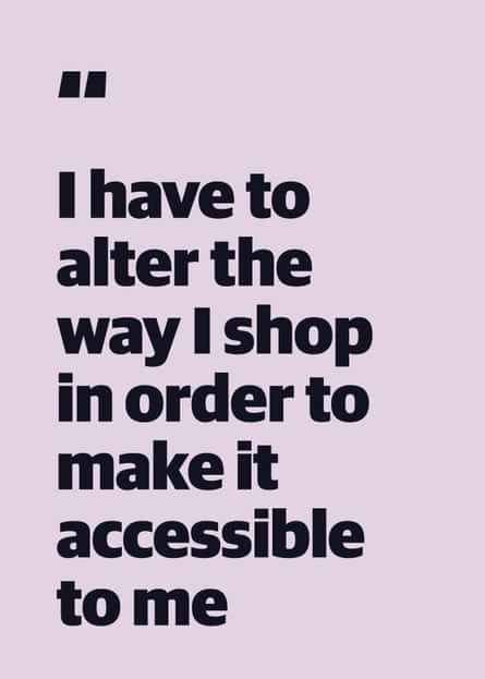 Zitat: „Ich muss mein Einkaufsverhalten verändern, um es mir zugänglich zu machen“