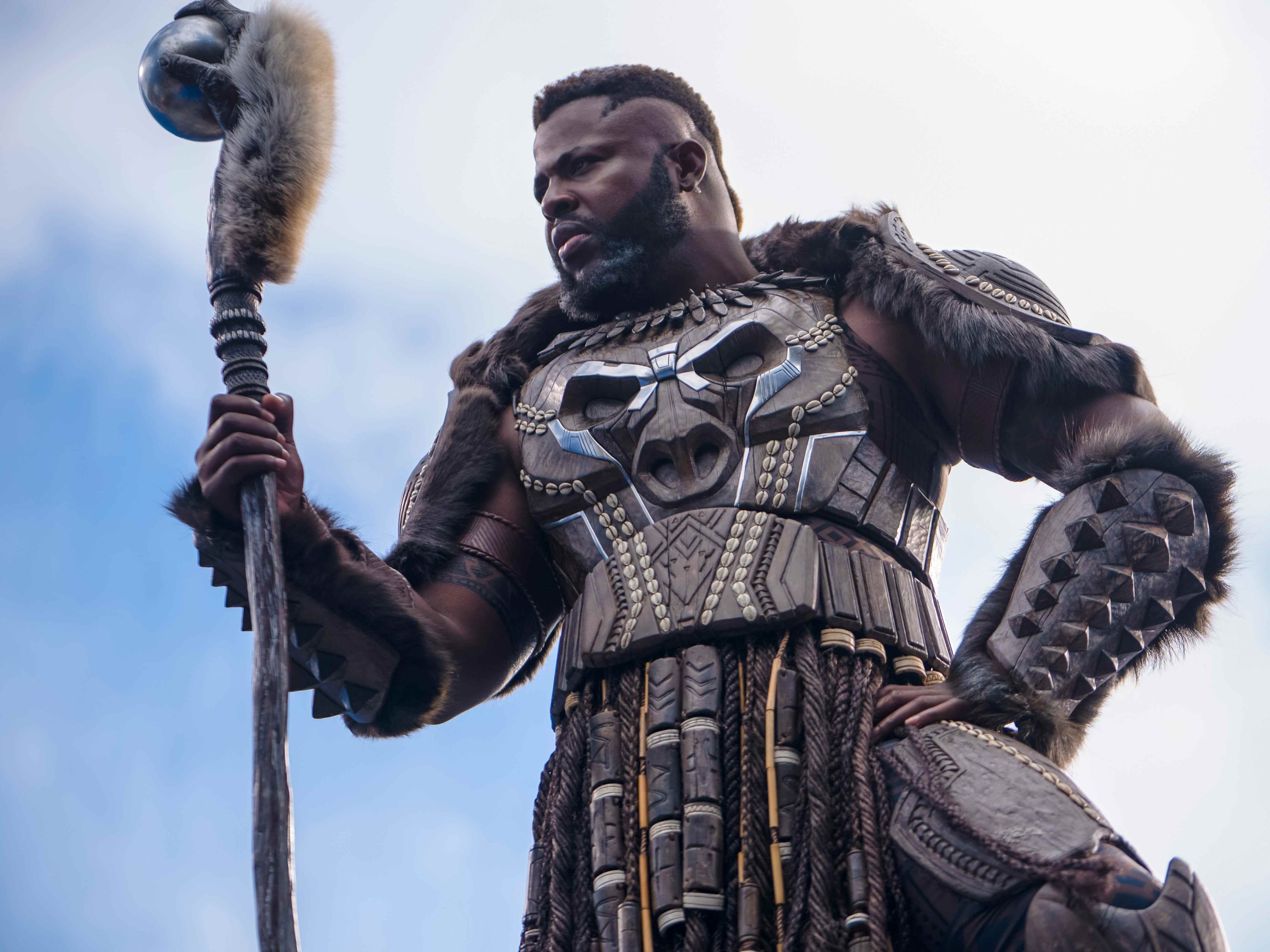 Winston Duke als M’Baku in „Black Panther: Wakanda Forever“.
