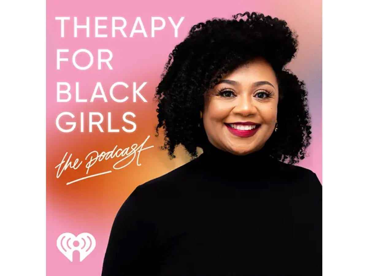Podcast-Cover „Therapy for Black Girls“ als einer der besten Podcasts zur psychischen Gesundheit des Jahres 2022