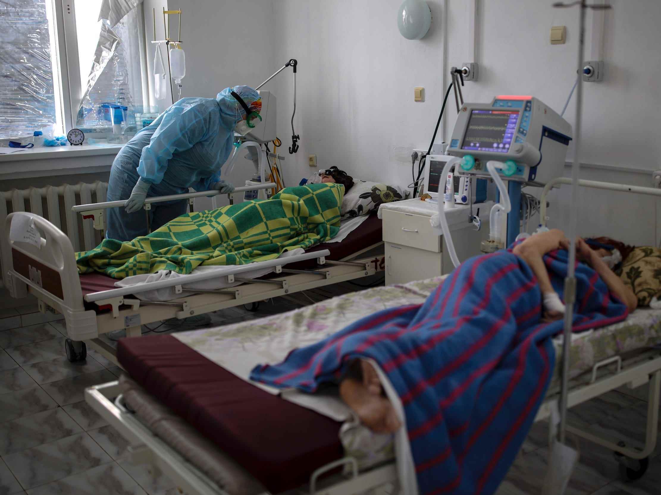 Patienten in einem russischen Krankenhaus.
