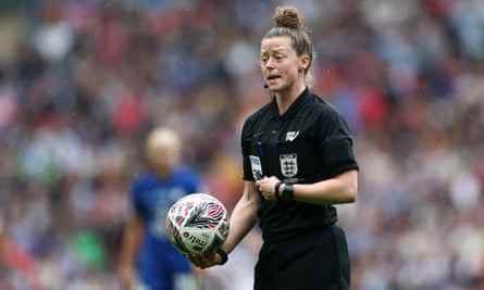 Kirsty Dowle während des FA Cup-Finales der Frauen im Mai in Wembley.