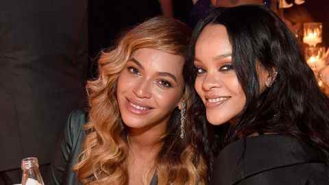 Beyoncé und Rihanna nehmen am 14. September 2017 an Rihannas 3. Annual Diamond Ball in der Cipriani Wall Street in New York City teil.