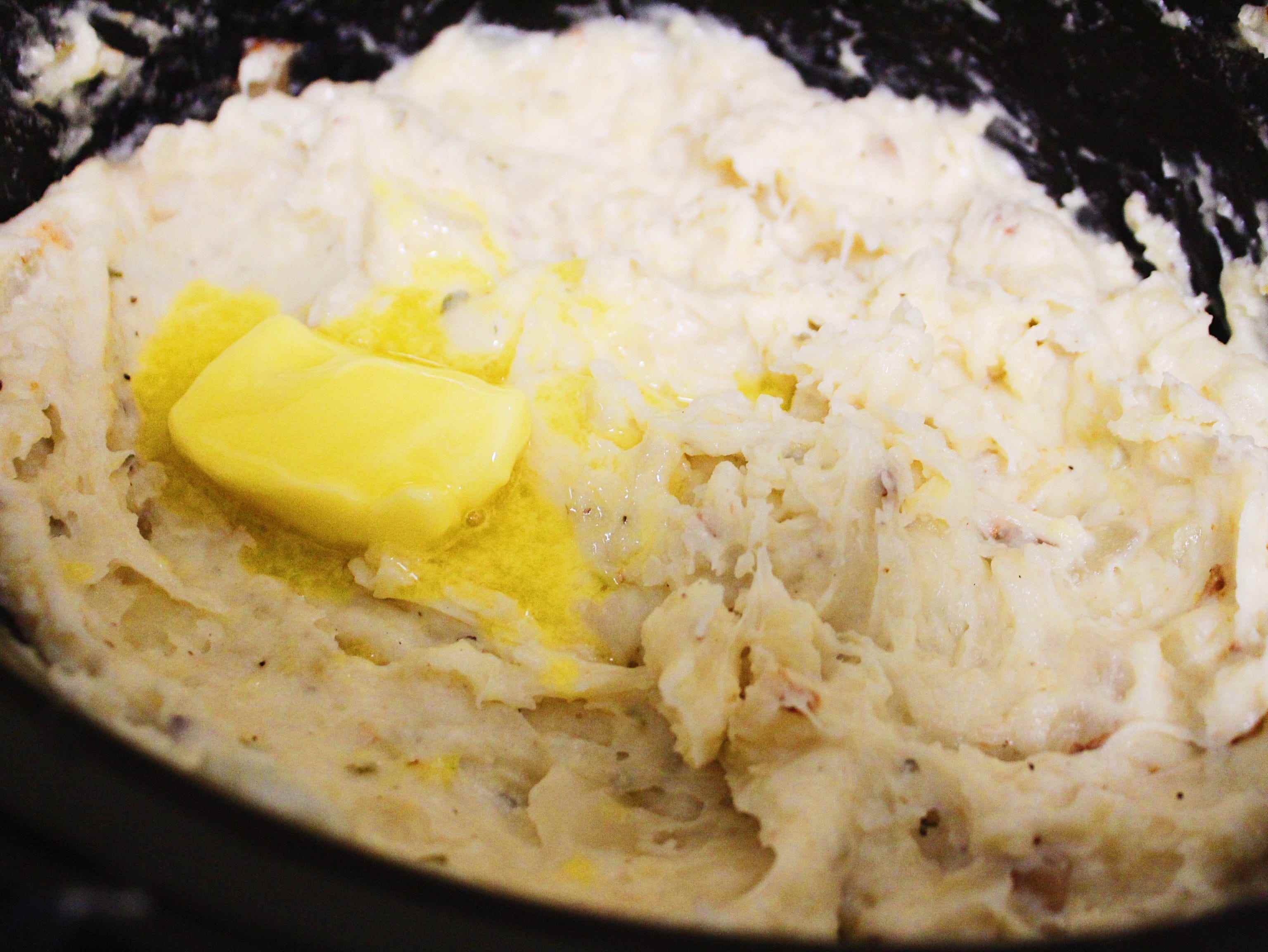 Slow Cooker Kartoffelpüree mit Butter