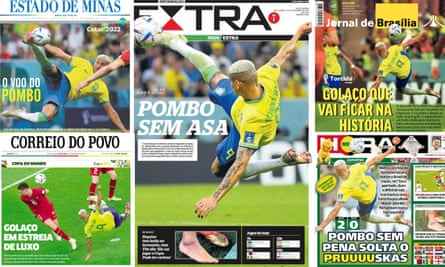Eine Auswahl brasilianischer Zeitungstitelseiten am Freitag.
