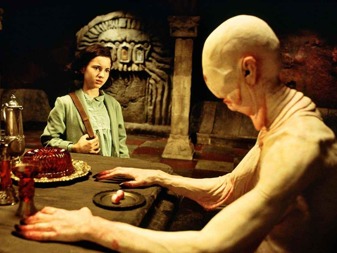 Doug Jones und Ivana Baquero in „Pans Labyrinth“ (2006)