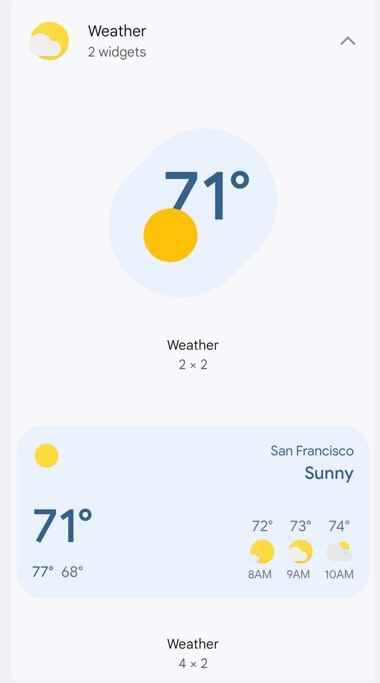 Die Google Weather-App enthält zwei Widgets für Ihren Startbildschirm - So installieren Sie das Google Weather-App-Symbol auf dem Startbildschirm Ihres Pixels